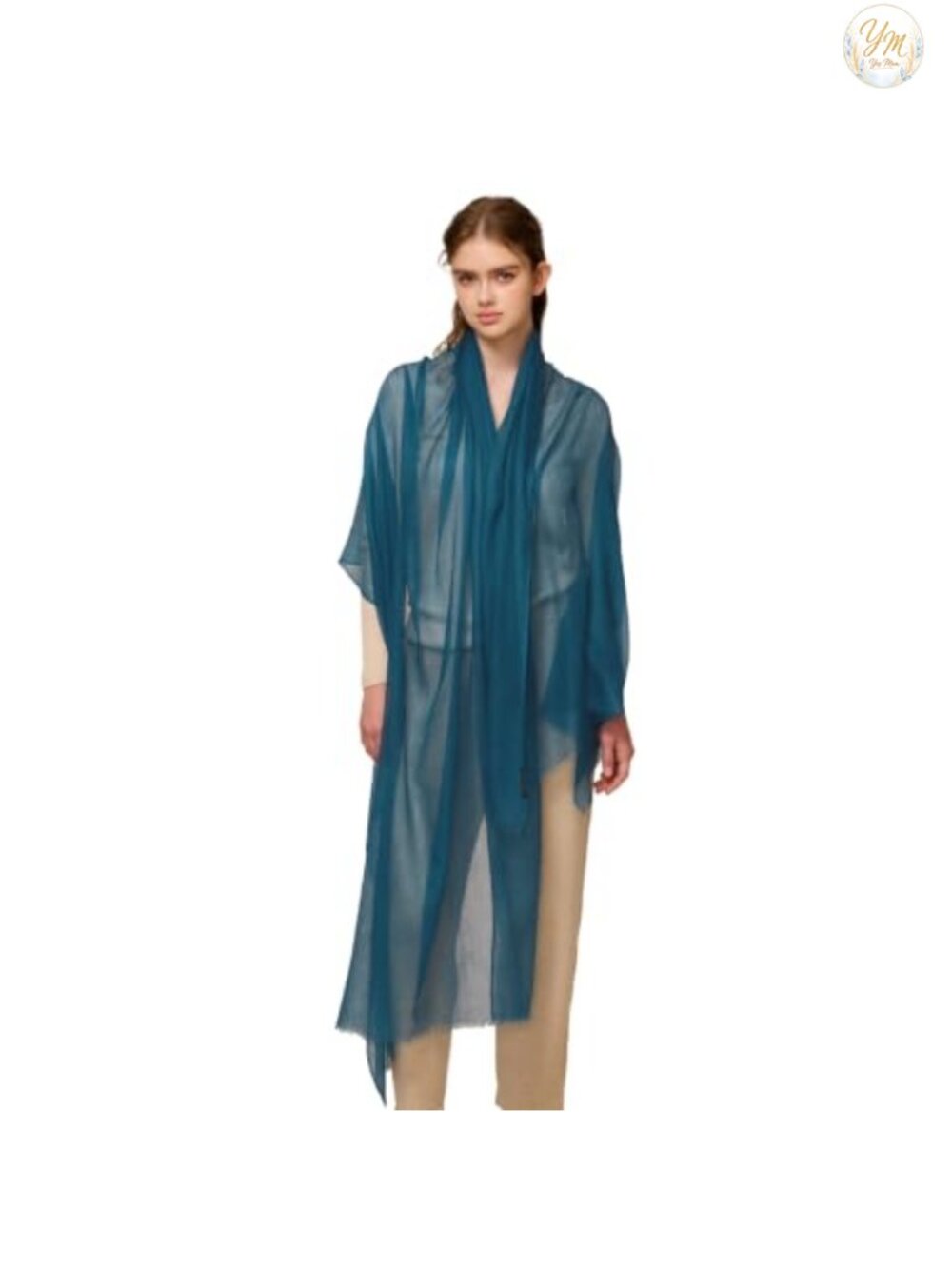 Luxury 100% Cashmere Shawl Wrap 90x40 Featherlight Scarf for Women